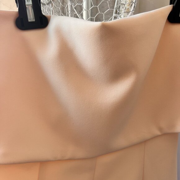 Rubber Ducky Short Strapless Cream Dress - Picture 2 of 5